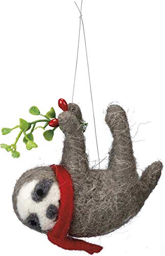 Kathy Scarf and Sprig Sloth Ornament