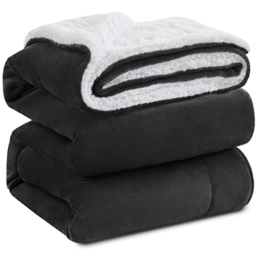 KAWAHOME Sherpa Fleece Blanket - Warm, Soft, and Cozy