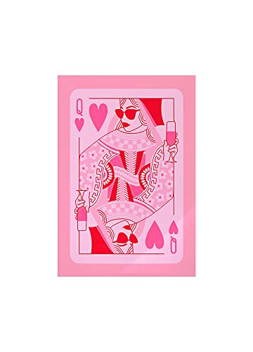 Kayamu Queen of Hearts Playing Card Poster