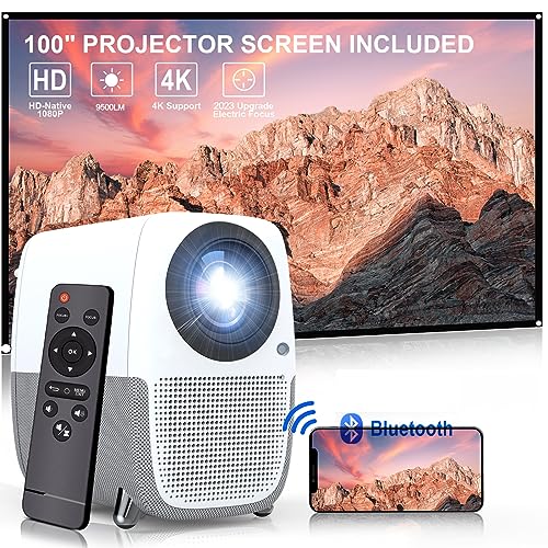KECAG WiFi and Bluetooth Projector