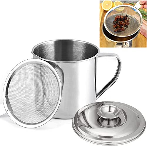 KEISSCO Bacon Grease Container with Strainer
