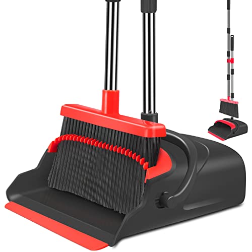 kelamayi Adjustable Broom and Dustpan Set