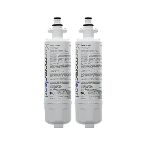 Kenmore 9690 Refrigerator Water Filter, Clear, 2-Pack