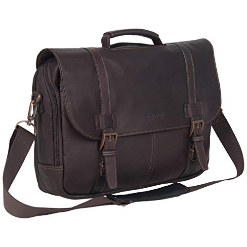 Kenneth Cole Reaction Messenger Briefcase Colombian Leather