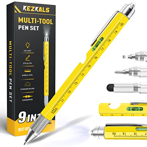 KEZKALS 9-in-1 Multitool Pen – Unique Gifts for Men