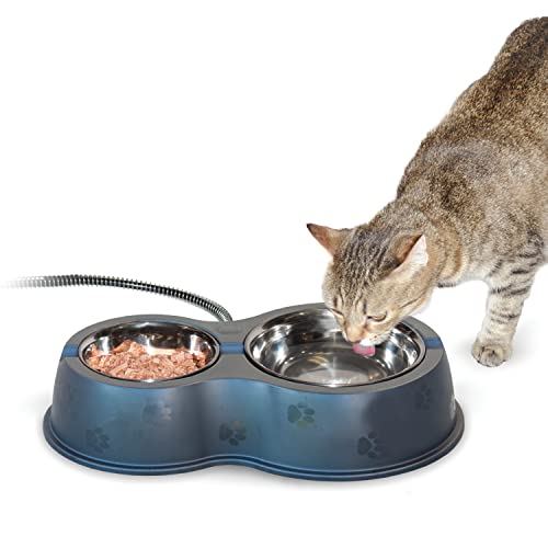 K&H Pet Products Heated Thermo-Kitty Café - No More Frozen Food or Water