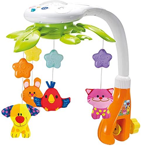 KiddoLab Baby Crib Mobile: Rotating Dream Pets and Light Show