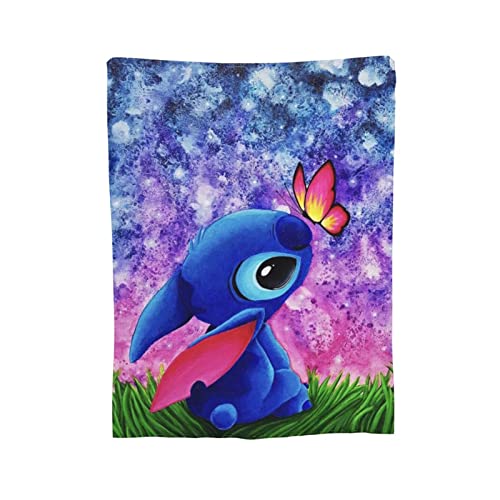 Kids Anime Throw Blanket - Colorful Koala Fleece Blanket