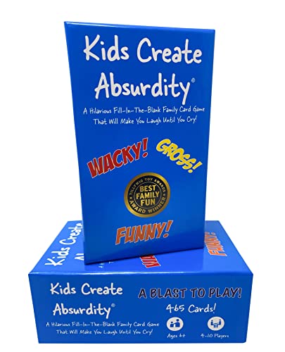 Kids Create Absurdity: Hilarious Card Game for Kids Family Game Night
