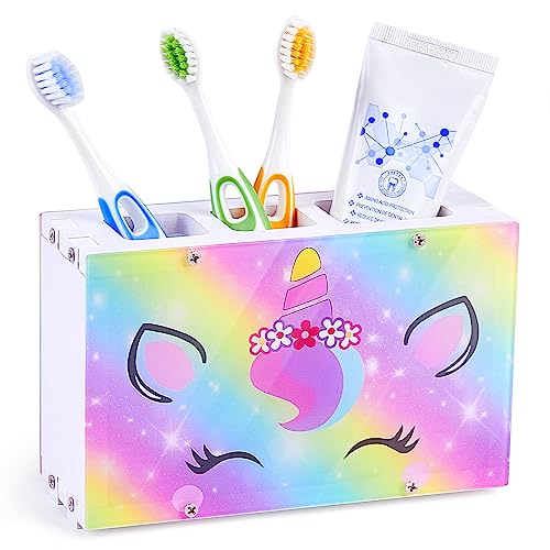 Kids Toothbrush Holder with Drainage Hole