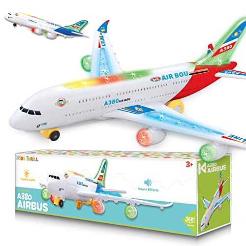 Kidsthrill Toy Airplane with Lights & Sounds