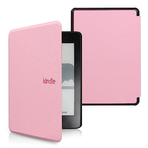 Kindle Paperwhite 5th/6th/7th Generation Case - Auto Sleep/Wake, Light Thin Cross Pattern PU Leather Cover