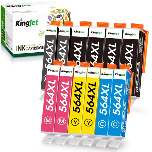 Kingjet Compatible for HP 564 Ink Cartridges
