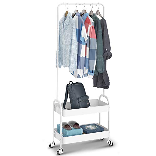 KINGRACK 2-in-1 Garment Rack: Convenient and Versatile Clothing Storage