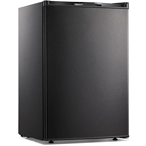 Kismile Compact Upright Freezer - 3.0 Cu.ft, Black