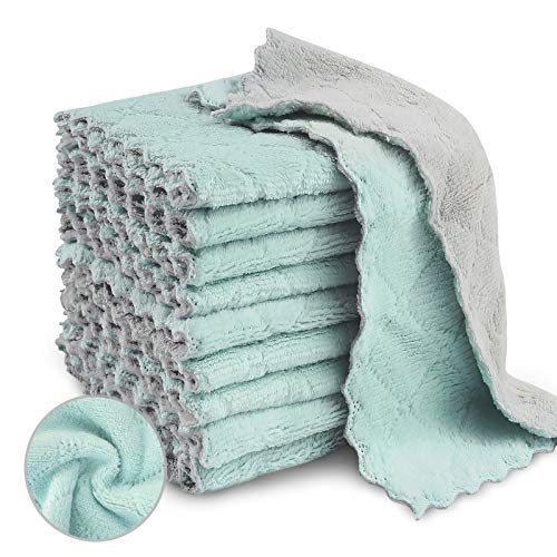 Kitchen Dish Cloths, Super Absorbent Microfiber Cleaning Cloth