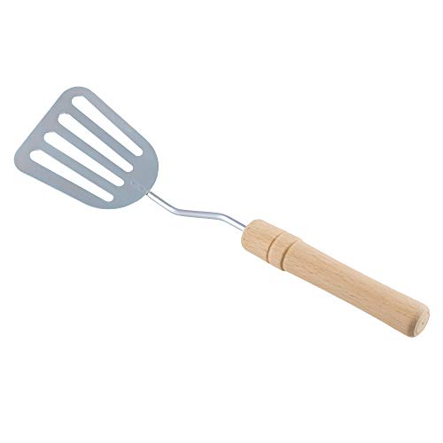 Kitchen Metal Turner with Wooden Handle