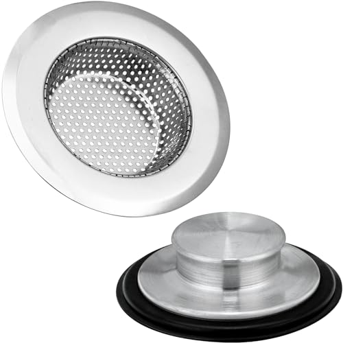 Kitchen Sink Drain Strainer and Stopper