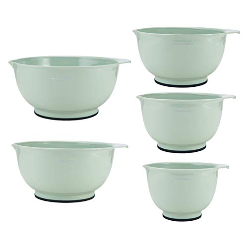 KitchenAid Classic Mixing Bowls, Set of 5, Pistachio
