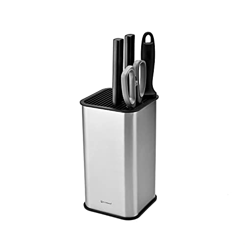 KITCHENDAO XL Stainless Steel Knife Block Holder Without Knives