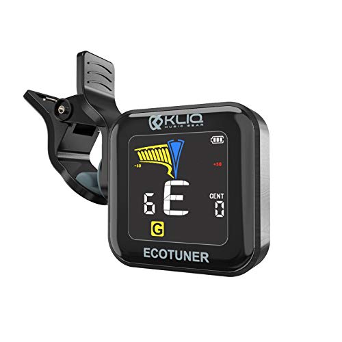 KLIQ EcoTuner - Rechargeable Clip-On Tuner for All Instruments