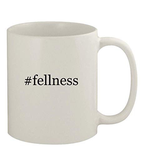 Knick Knack Gifts #fellness - 11oz Ceramic White Coffee Mug, White