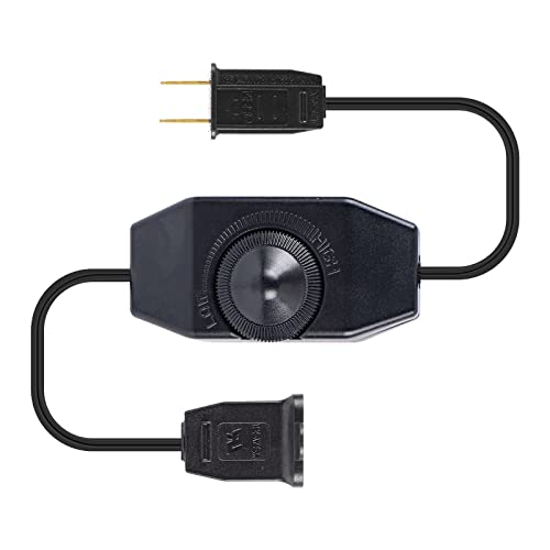KNONEW 110V 3.28FT Dimmer Switch for G40 S14 ST38 Outdoor String Lights Adjustable Brightness