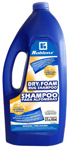 Koblenz 20-0529-6 Dry Foam Rug Shampoo, 32-Ounce