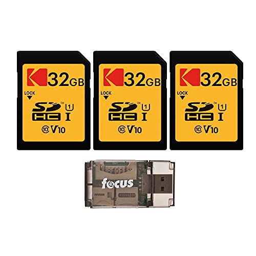 Kodak 32GB Class 10 UHS-I U1 Memory Card Bundle