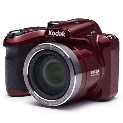 Kodak AZ401RD Digital Camera with 3" LCD, Red