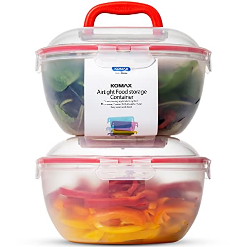 Komax Biokips Salad Bowl Set - Large and Versatile Storage