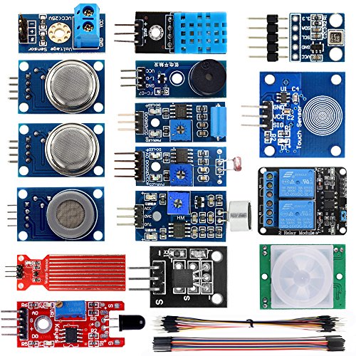KOOKYE 20 in 1 Smart Home Sensor Modules Kit for Arduino Raspberry Pi DIY Professional