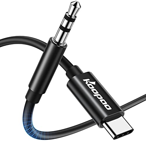 KOOPAO USB C to 3.5mm Aux Jack Audio Cable
