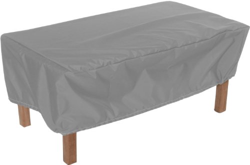 KoverRoos Weathermax 89917 25 by 32-Inch Ottoman/Small Table Cover, 25 by 32-Inch Width by 20-Inch, Charcoal