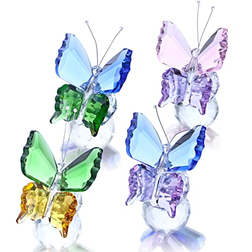 KRISININE Crystal Butterfly Figurines