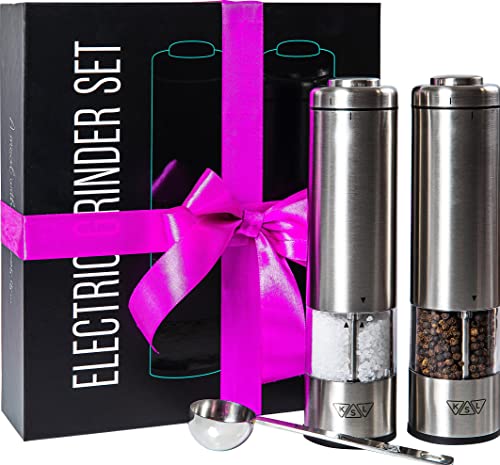 KSL Electric Salt and Pepper Grinder Set