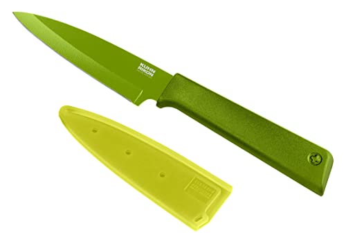 KUHN RIKON Colori+ Non-Stick Straight Paring Knife