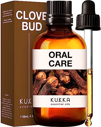 Kukka Clove Oil - Natural Essential Oil for Oral Care, Hair & Skin