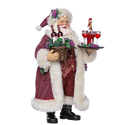 Kurt Adler 11.5-Inch Fabriché Santa