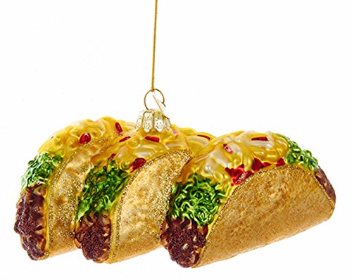 Kurt Adler Noble Gems Tacos Ornament
