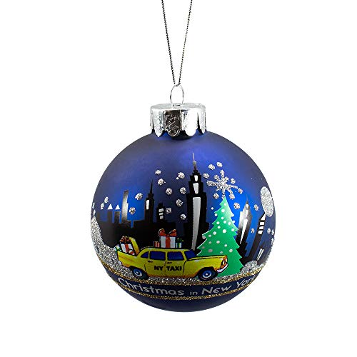 Kurt Adler NYC Glass Ball Ornament