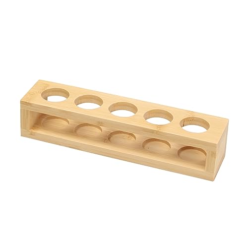 KVMORZE Bamboo Oil Storage Rack