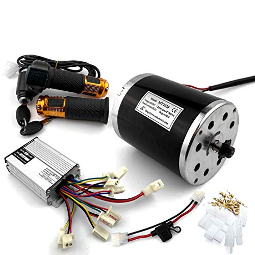 L-faster 36V48V 800W Electric Brush DC Motor Kit Electric Scooter E300 Conversion Kit Electric Motorcycle MX650 Replacement Engine Update