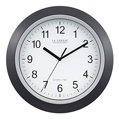 La Crosse 12 Inch Atomic Analog Wall Clock
