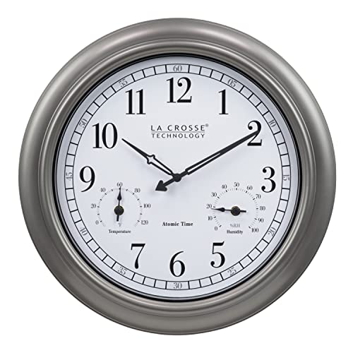 La Crosse Outdoor Clock with Thermometer & Hygrometer