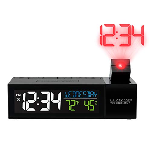 La Crosse Technology Pop-Up Bar Projection Alarm Clock
