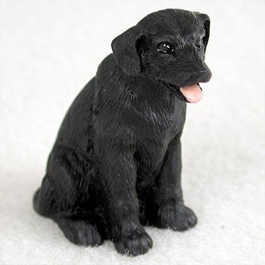 Labrador Retriever Miniature Figurine - Black