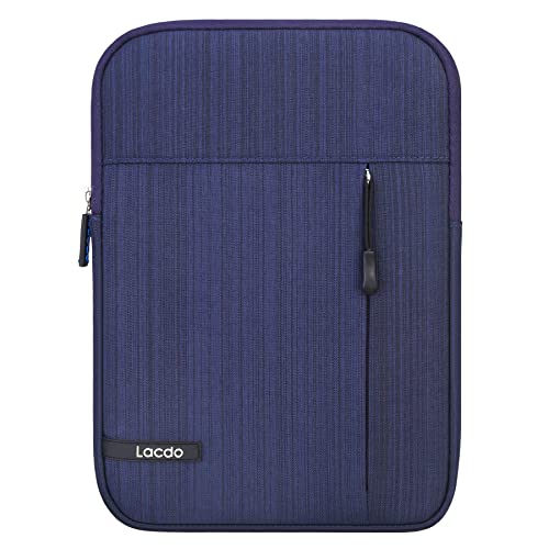 Lacdo Sleeve Case for iPad Mini 6/5/4/3/2, Samsung Galaxy Tab A7 Lite 8.7" / Galaxy Tab A 8.0" Protective Tablet Bag Water Repellent, Blue