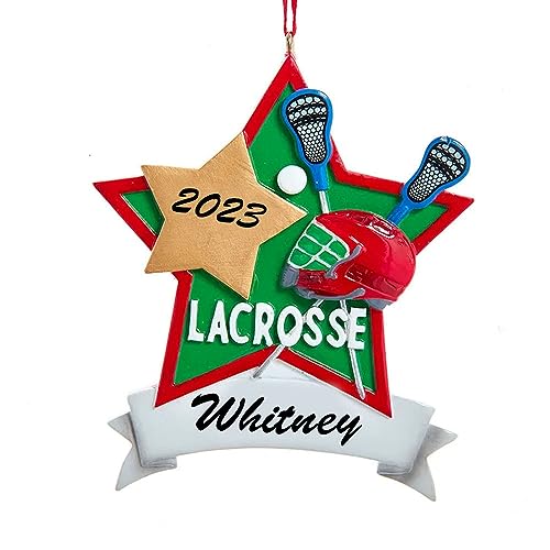 Lacrosse Christmas Ornament