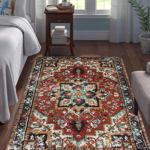 Lahome Collection Traditional Oriental Area Rug